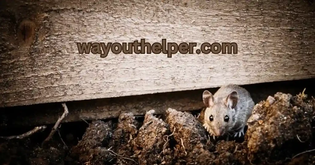 Rodents out of crawl space